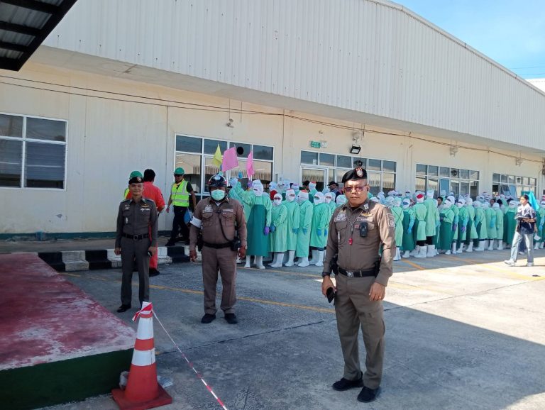สภ.ระโนด ร่วมสังเกตการณ์ฝึกซ้อมแผนดับเพลิงและอพยพหนีไฟ ประจำปี 2569 ณ โรงงาน CPF ระโนด ยกระดับมาตรฐานความปลอดภัยเชิงรุก